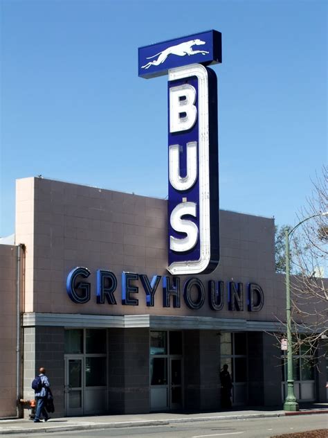 greyhound bus station.